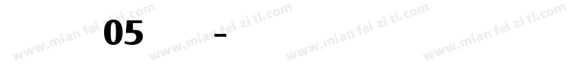 HirokoW05 Black字体转换